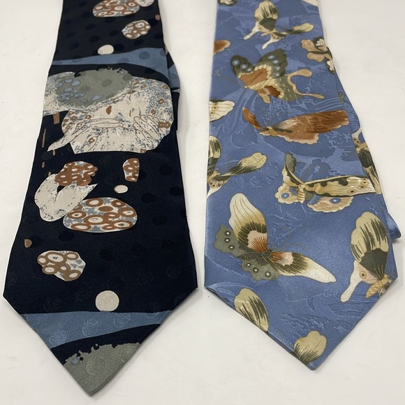 THE GALLERY COLLECTION by Christina Desiree Two Men's Silk Ties - Picture 2 of 5